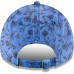 Women's Detroit Lions New Era Blue Floral Peek 9TWENTY Adjustable Hat 3066825